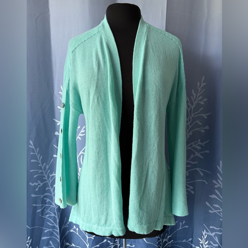 Soft Surroundings Seafoam Cardigan